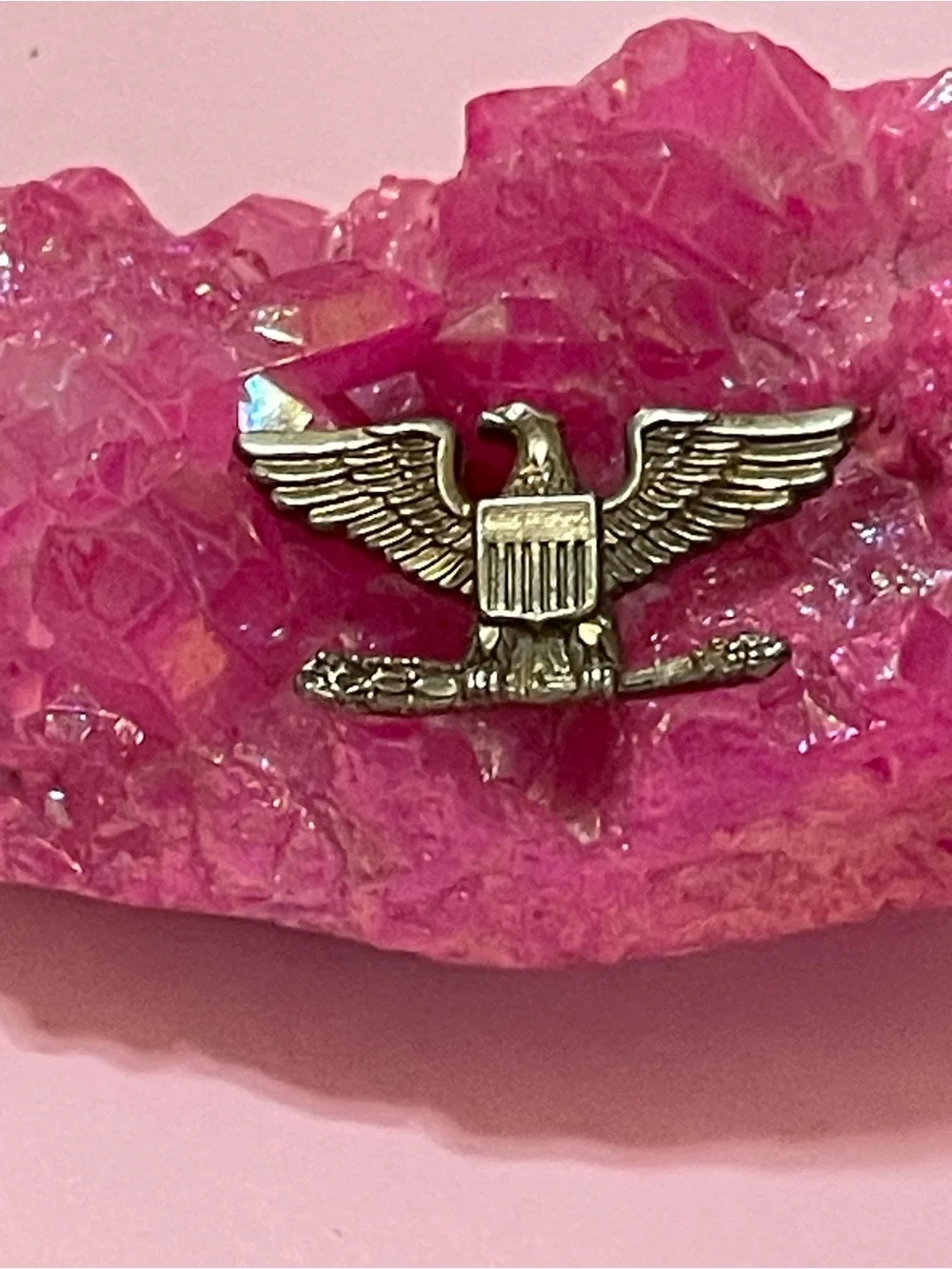 Vintage US Military Eagle Pendant #7473